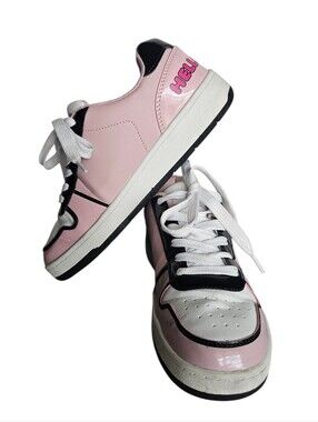 Women's Sanrio Hello Kitty Pink, White and Black Sneakers Size 7